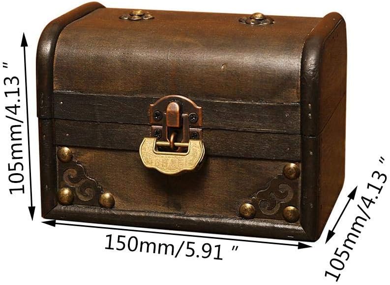 Caja madera candado | Los mejores ejemplares de cajas.