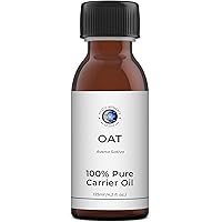 Mystic Moments | Oat Carrier Oil - 125ml - Pure & Natural Oil Perfect for Hair, Face, Nails, Aromatherapy, Massage and Oil Di