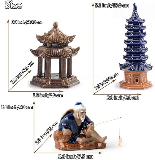 pagoda aquarium ornament