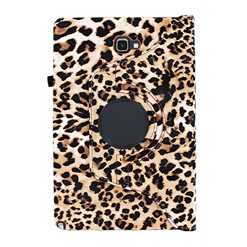 Galaxy Tab S3 9.7 Case By KIQ Slim Folio Stand PU Leather Case Cover Samsung Galaxy Tab S3 9.7 SM-T820 / SM-T825 - Leopard Print