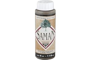 SamaN Interior Water Based Wood Stain - Natural Stain for Furniture, Moldings, Wood Paneling, Cabinets (Cappuccino TEW-202-4,