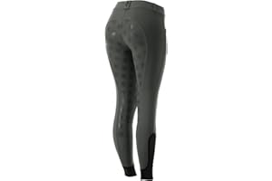 Equinavia Astrid Womens Silicone Full Seat Breeches | Mid Rise Riding Pants with Phone Pockets