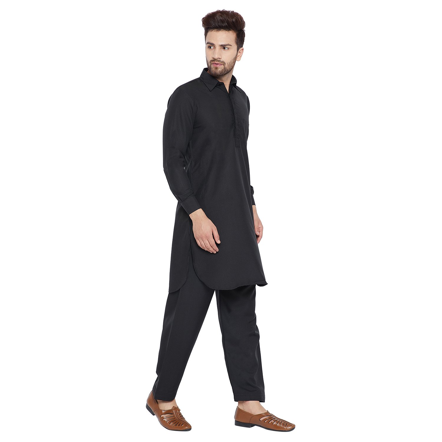 sojanya (since 1958) men's cotton blend pathani kurta salwar