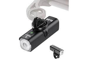 TOWILD Bike Lights for Night Riding,Compatible with Garmin/GoPro Mount,600 Lumen Bike Headlight,2000mAh Rechargeable Battery,Waterproof Bike Front Light for Commuter Cyclists-Fits All Bikes