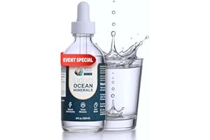 Baja Gold Liquid Ocean Trace Mineral Drops - Ionic Electrolyte Drops for Drinking Water & Food Flavor Enhancement - Mineral-Rich Saline Solution & Oral Cleanse - 4 fl oz, 30-Day Supply