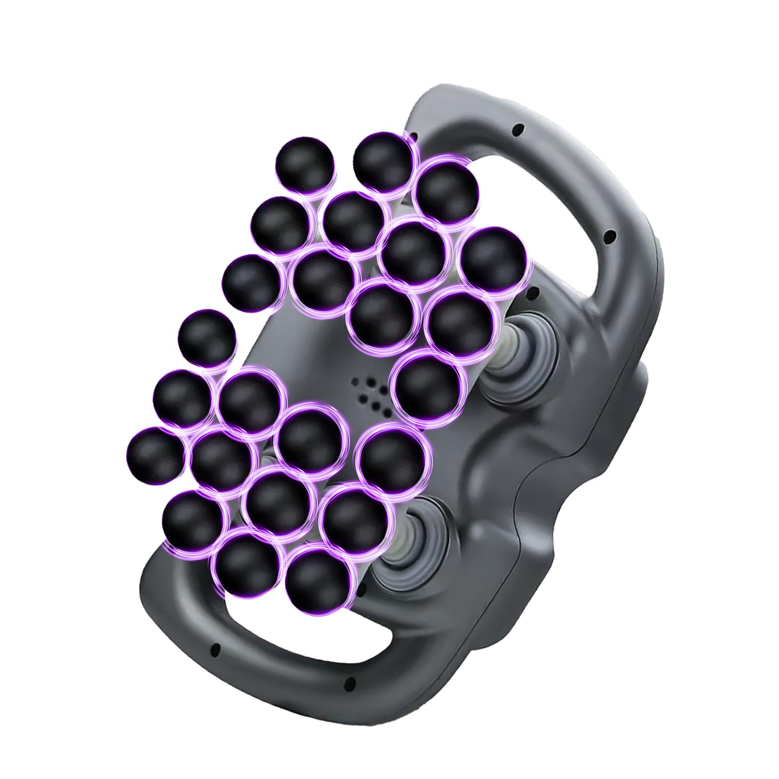 Photo 1 of 24 Head Massage Gun Deep Tissue Percussion Muscle Massager - 99 Speeds 9 Modes Handheld Electric Back Massager for Athletes, Quiet Fascia Gun for Neck Shoulder Pain Relief, Gifts for Men Women