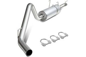 DNA MOTORING CBE-DR06-57L Stainless Steel Axle Back Dual Muffler Exhaust System [Compatible with 06-08 Dodge Ram 5.7L ]