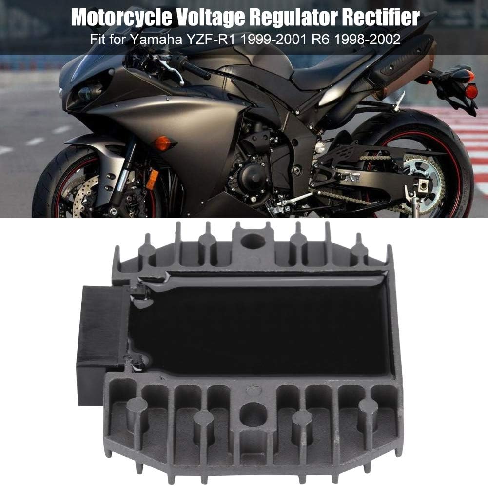 KIMISS Voltage Rectifier Motorcycle Regulator Rectifier Voltage Regulator Rectifier Regulator Rectifier Motorcycle Connector Aluminum Adjustment Motorcycle Voltage Regulator Rectifier YZF-R1 R6 - Image 5