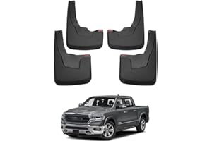 Autorder Mud Flaps Splash Guards for 2019-2022 2023 2024 Dodge Ram 1500 Accessories Mudflap Fender Flares Front and Rear Mud Guard Set 4PCS (with OEM Fender Flares, NOT Classic or TRX Models)