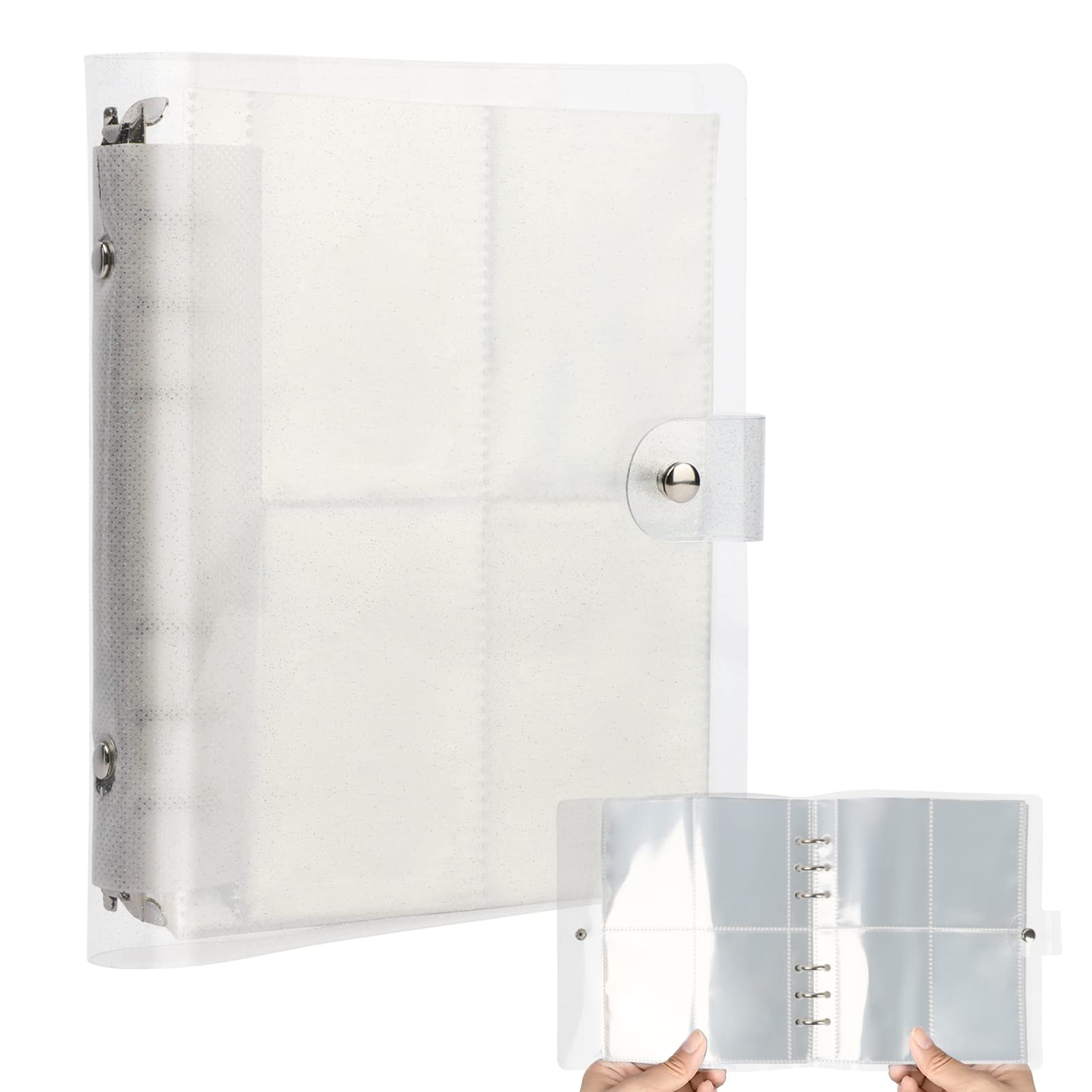 200 Pockets Photo Binder Album, Kpop Mini Photocard Holder Book, 3 Inch Small Photo Card for Picture Collection