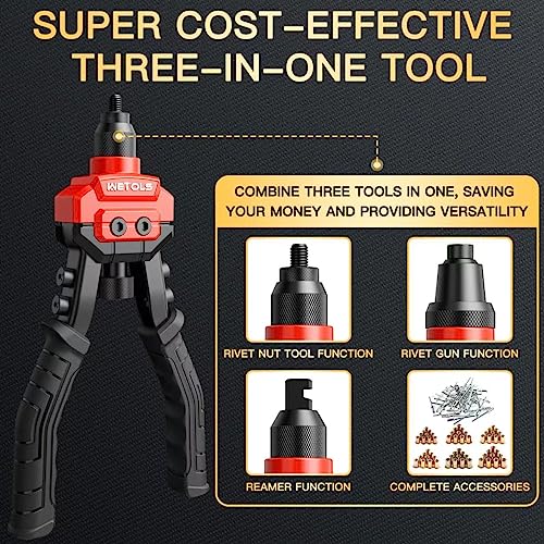 WETOLS 3 in 1 Rivet Nut Tool,...B0BRSJ91ZC