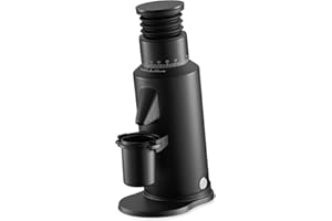 beanglass T64 Single Dose Coffee Grinder, 64mm Flat Burrs Electric Espresso Grinder (Black)