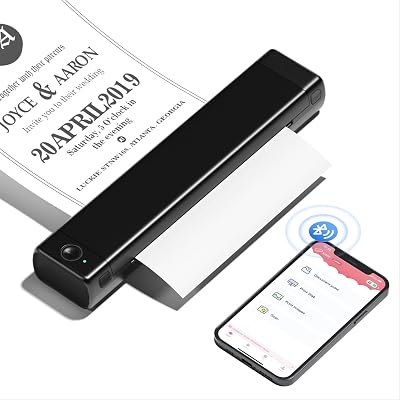 Phomemo M08F Thermal Printer Portable Wireless A4 Inkless Bluetooth Printer