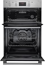 Hotpoint Newstyle Electric Built In Double Oven Stainless Steel view 4