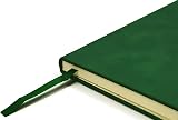 Silvine A5 Executive Hardback Notebook Green 160 Pages 90gsm Ivory Paper view 3