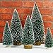 NUOLUX Christmas Tree, 6 Pcs Mini Christmas Trees Desktop Miniature Pine Tree Christmas Decorations for Christmas Table Decor