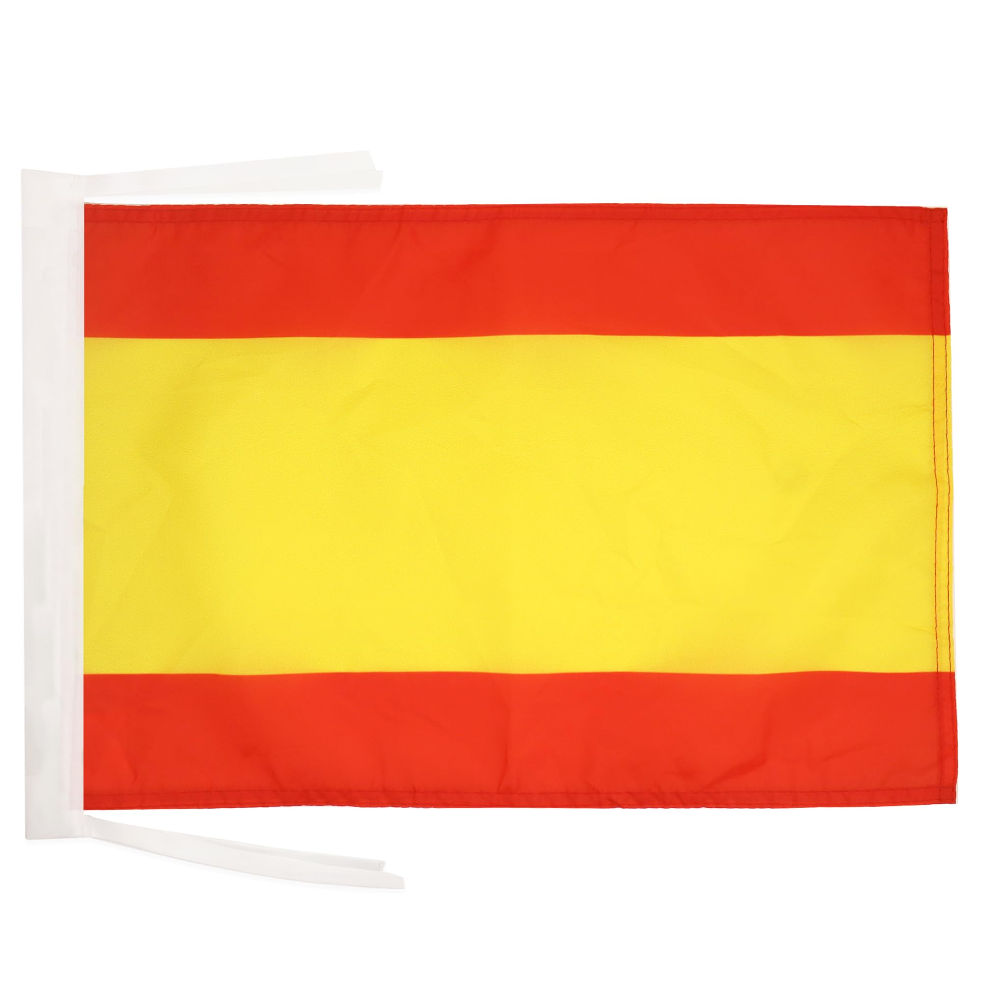 AZ FLAG - Spain without arms Flag - 18'' x 12'' - 100% Polyester Spanish civil Small Banner with Two Cords - Fade Resistant - Vivid Colors - 18x12 in - 45x30 Cm โ image 1