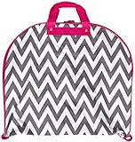 Ever Moda Chevron Zig Zag Prints - A Collection of Hanging Garment Bags (40-inch)