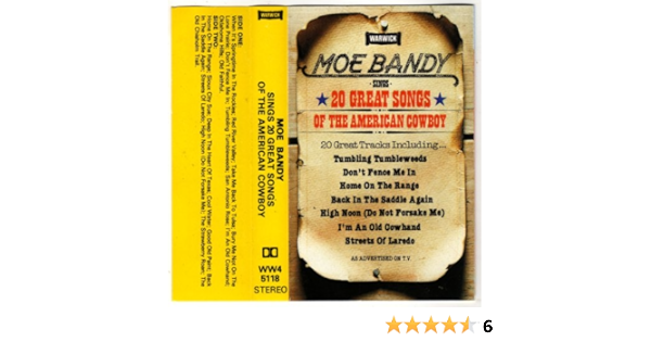 Moe Bandy Sings Great Songs Of The American Cowboy Amazon Com Music