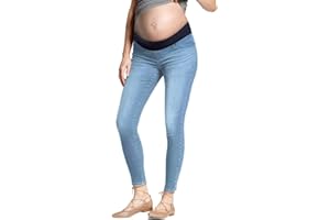 Hybrid & Company Ultimate Comfort Women's Maternity Slim Fit Stretch Jeans