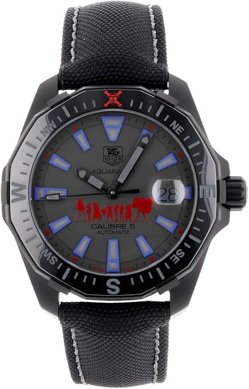 Amazon タグホイヤー Heuer 腕時計way218d Fc6364 アクアレーサー キャリバー5 ワンピース 日本限定1000本 中古品 並行輸入品 メンズ腕時計 腕時計 通販