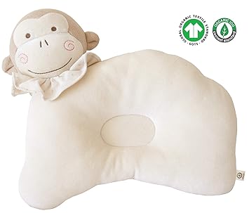 Amazon Com Organic Cotton Baby Pillow Newborn Prevent Flat Head