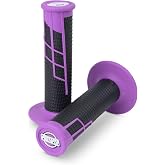 Pro Taper Clamp On Grips - 1/2 Waffle (NEON Purple/Black)