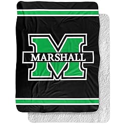 Marshall University Blanket, 60"x80" Primary Logo