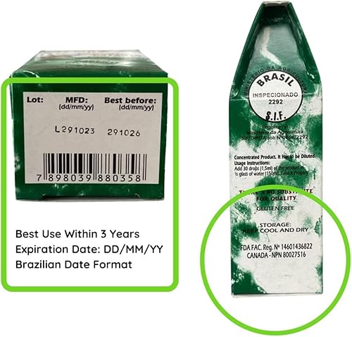 Brazil Green Bee Propolis Liquid Extract No Alcohol 30ML 1 Pack in 