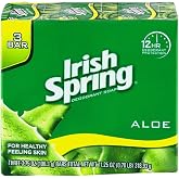 Colgate Irish Spring Bath Soap Aloe44; Pack Of 6