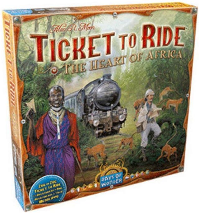Ticket to Ride - Ext. Africa, Multi-coloured