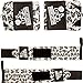 Wrist Wraps (1 Pair/2 Wraps) for Weightlifting/Cross Training/Powerlifting/Bodybuilding -Women & Men-Premium Quality Equipment & Accessories Avoid Injury During Weight Lifting-(Skulls)-1 Year Warranty