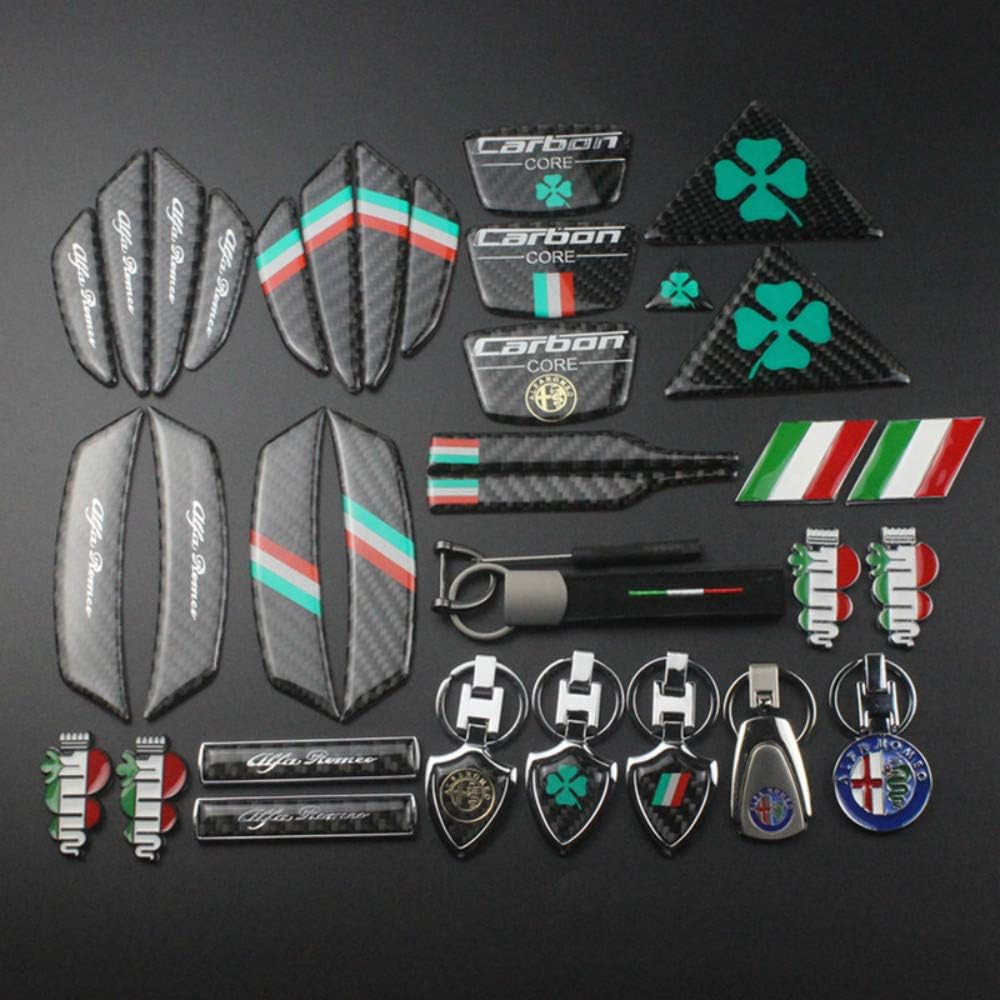 Amazon アルファロメオ車ロゴエンブレムバッジステッカー水戸147 156 159 166ジュリエッタジュリア水戸スパイダーgtカースタイリングアクセサリー C サイン マーク 車 バイク