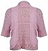 PurpleHanger Women's Plus Size Knitted Bolero Shrug Cardigan