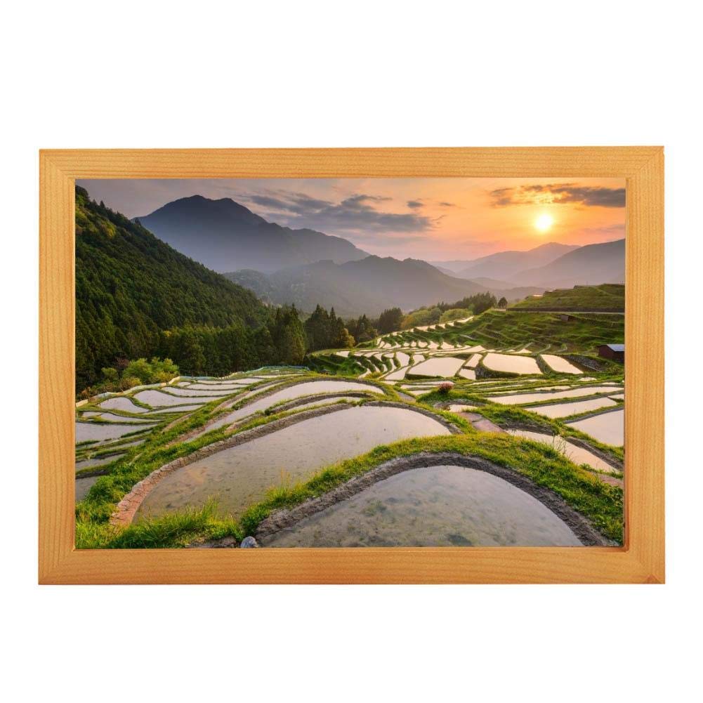 Photo Frame, A3 Wooden Photo Frame Three-dimensional Picture Frame Not Fade Poster Frame with High Transparency Organic Glass Home Table Decoration Ornaments (17.6 * 12.8 in)