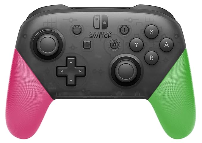 Nintendo switch pro controller pink and green Clearance