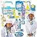 Joyful Premium Doctor Play Set with Lab Coat, Phone and 20 Pieces of Doctor Pretend Tools. Realistic, Safe & Fun Doctor Role Play Educational Toy to Develop Kids Imagination, Cognitive and Fine Skills