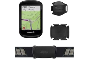 Garmin Edge 830 Sensor Bundle, Performance Touchscreen GPS Cycling/Bike Computer with Mapping, Dynamic Performance Monitoring