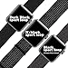 Yunsea Compatible for Apple Watch Band 42mm, New Nylon Sport Loop, with Hook and Loop Fastener, Adjustable Closure Wrist Strap, Replacement Band Compatible for iwatch, 42mm, Dark Black