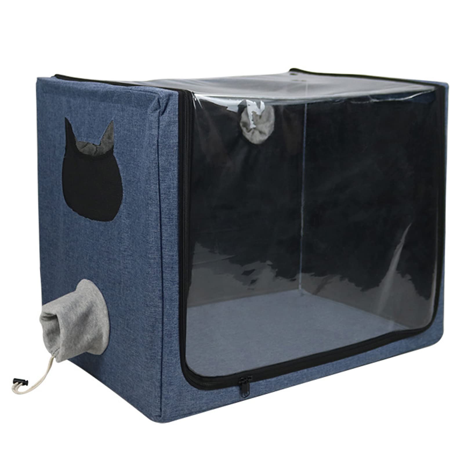 Inhalation Box WVNM Pet Atomization Nest,Cat and Dog Atomization Box Oxygen Inhalation ...