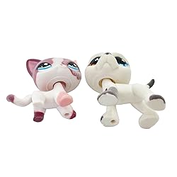 2pcs Custom-Made Flocked Animal Figure Fuzzy Collie
