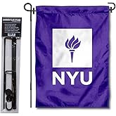 New York Violets Garden Flag with Stand Holder
