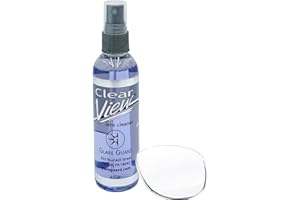 GLARE GUARD G Glare Guard Clear View Lens Cleaner, Anti-Streak Glasses Cleaner, Anti-Glare Pro-Grade Reading Glass Eyeglass Spray, Alcohol-Free Sunglass Solution, Static Screen Clean, Fog Camera No Scratch 4oz