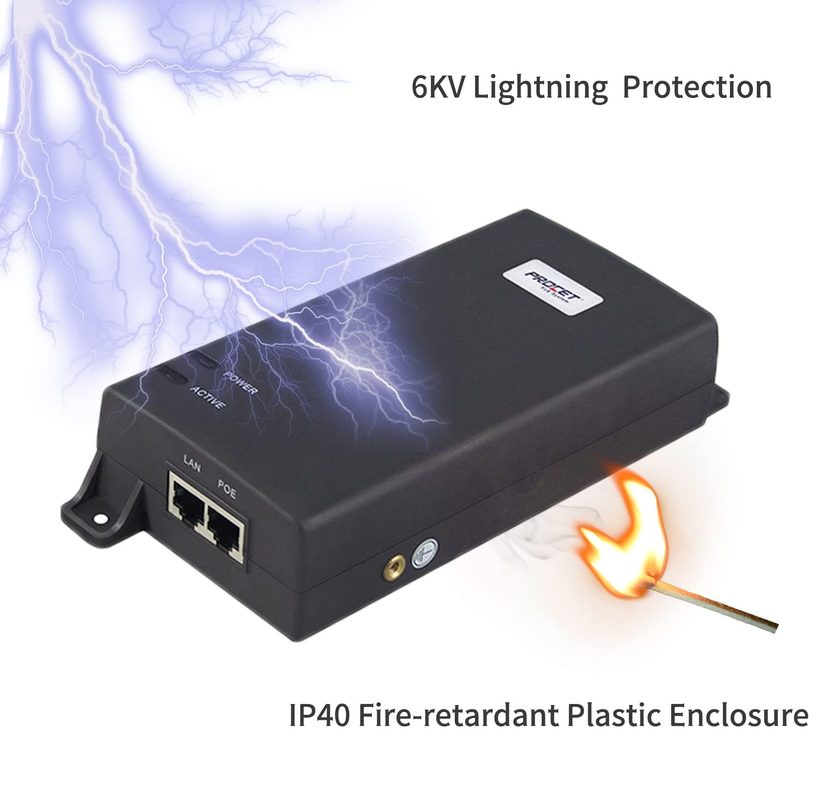 Mua PROCET PoE Injector 802.3af/at/bt 60W 10/100/1000Mbps Gigabit ...