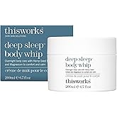 THISWORKS Deep Sleep Body Whip – Ultra-Rich Nighttime Body Moisturizer with Shea Butter, Magnesium & Essential Oils – Nourishes Skin & Promotes Restful Sleep – 200ml