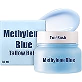 Methylene Blue Whipped Grass Fed Beef Tallow Balm | Organic Anti-Aging Moisturizer | Full-Body Hydrator for Skin, Face & Body | Soothing Cream for Dryness, Irritation & All Skin Types (1.7oz)