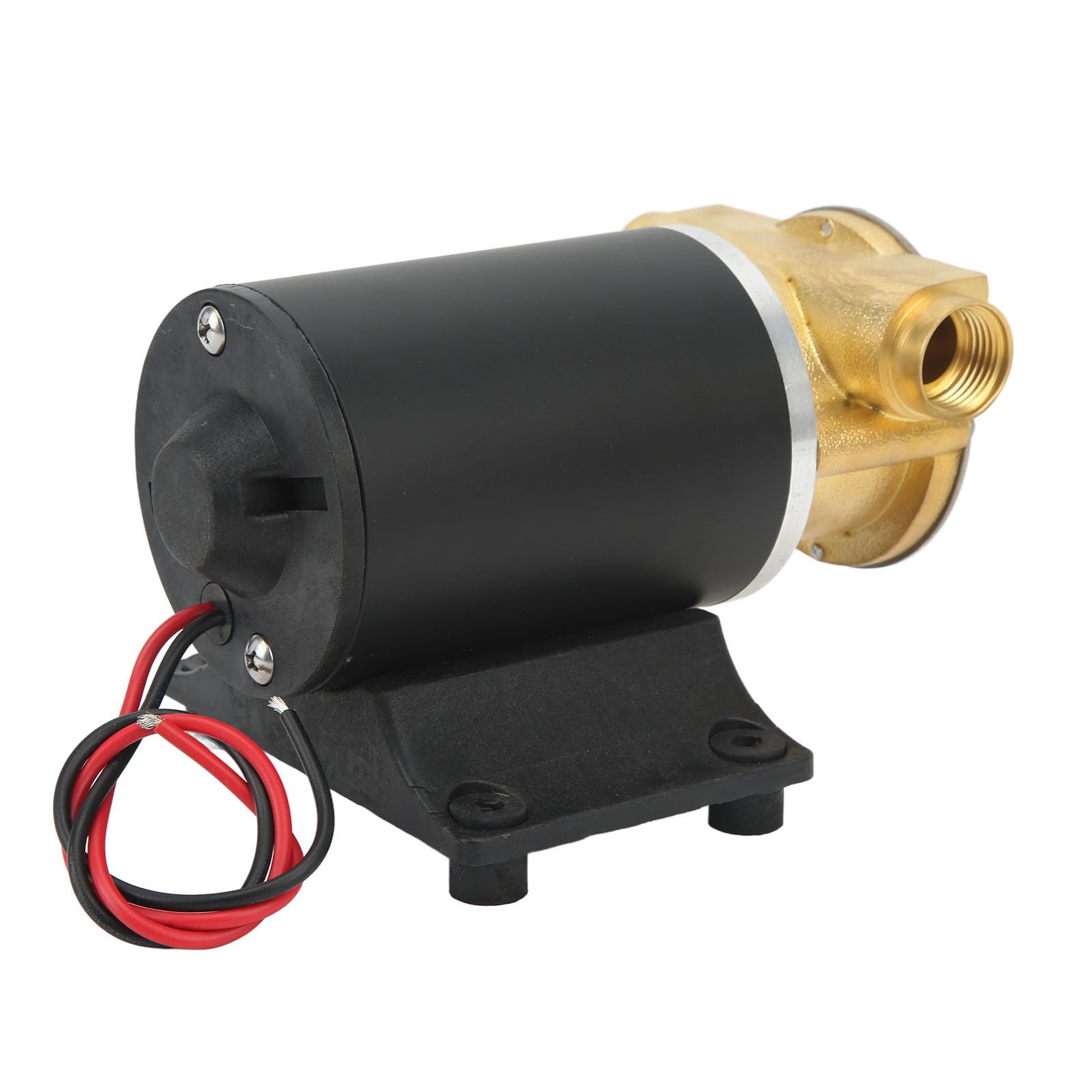 Self Priming Bilge Pump 23LPM Self Priming Impeller Bilge Pump,Sea Water Pump 6GPM Water Pump Sea Water Transfer Pump with Permanent Magnet Motor for Boat (24V)