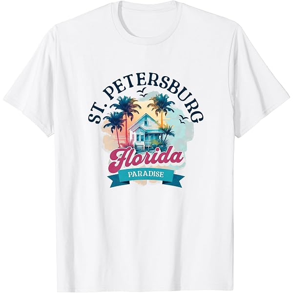 T-shirt St Pete Fl Underwater Club - Taille 2XL Bleu - Occasion Très Bon état - Marque Gildan