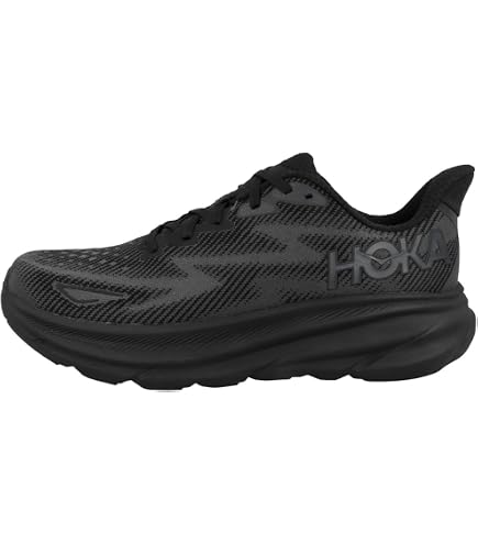 Amazon.com | HOKA Clifton 9 Mens Shoes Size 10, Color: Black/Black