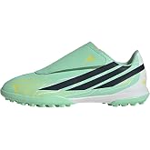 adidas Boys F50 Hyperfast Club Hook and Loop Turf Sneakers Shoes - White